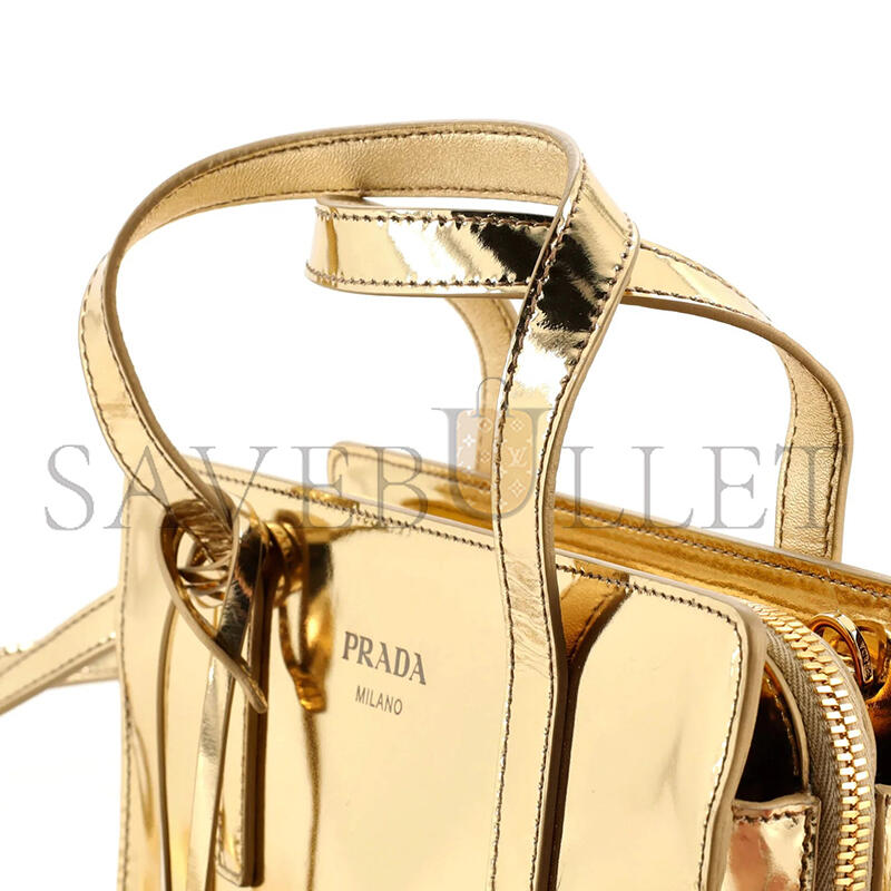 Pra*a re-edition 1995 tote spazzolato leather mini 1ba357 (22*15*6.5cm)